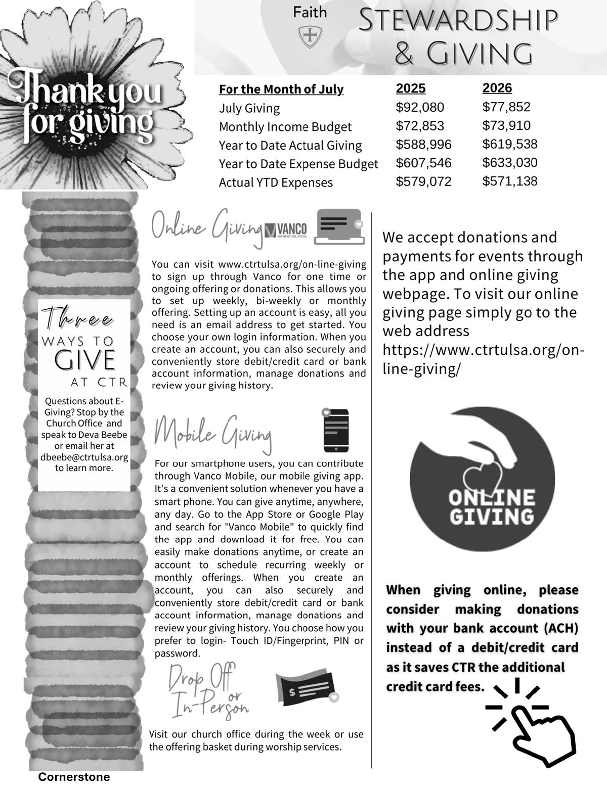 Christ the Redeemer September 2026 newsletter, page 18