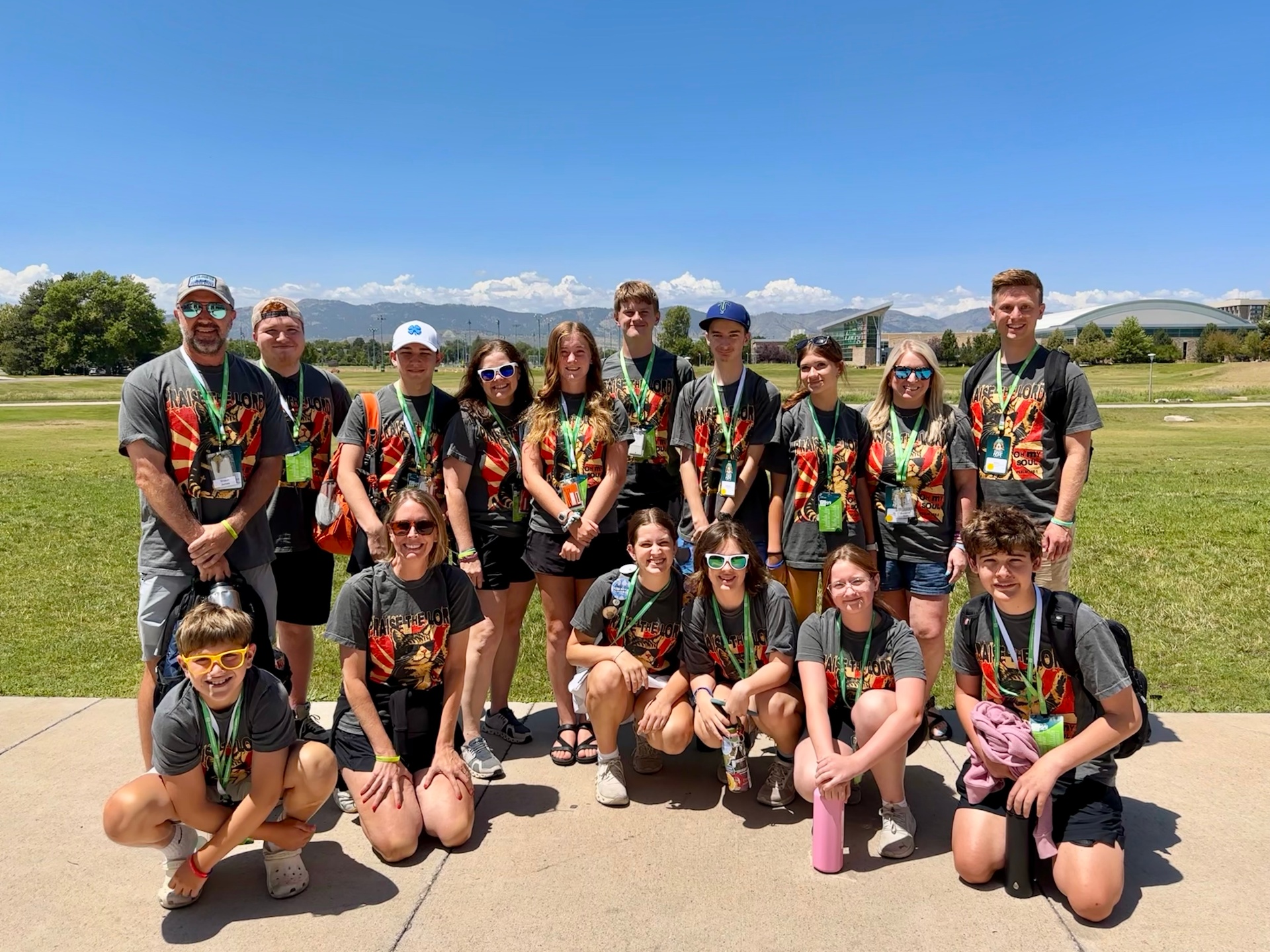 CTR Youth outdoors at a summer conference