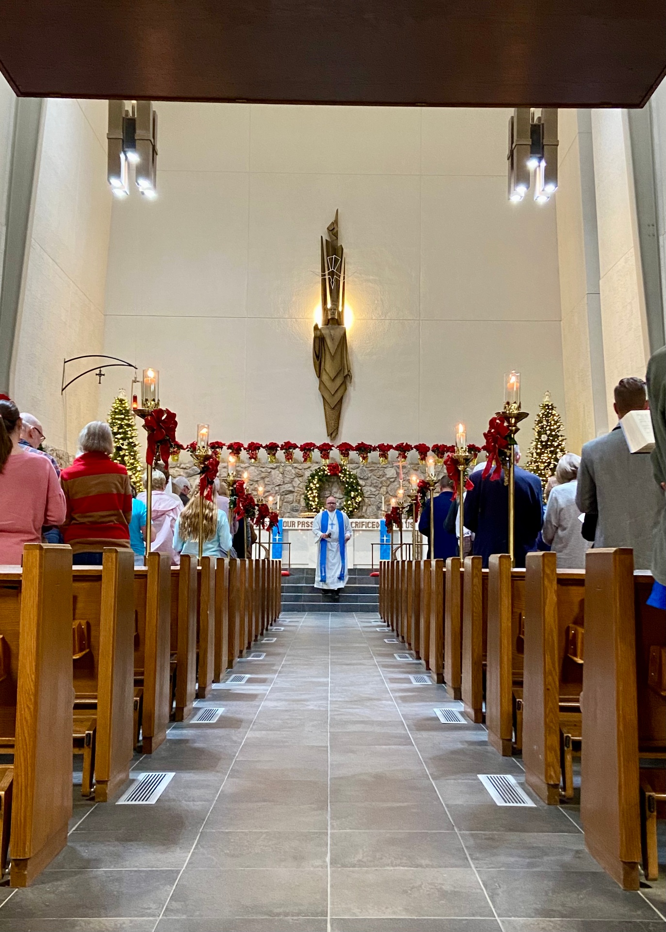 CTR sanctuary during a Christmas worship service