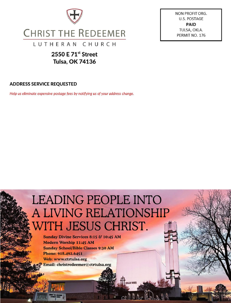 Christ the Redeemer October 2026 newsletter, page 24