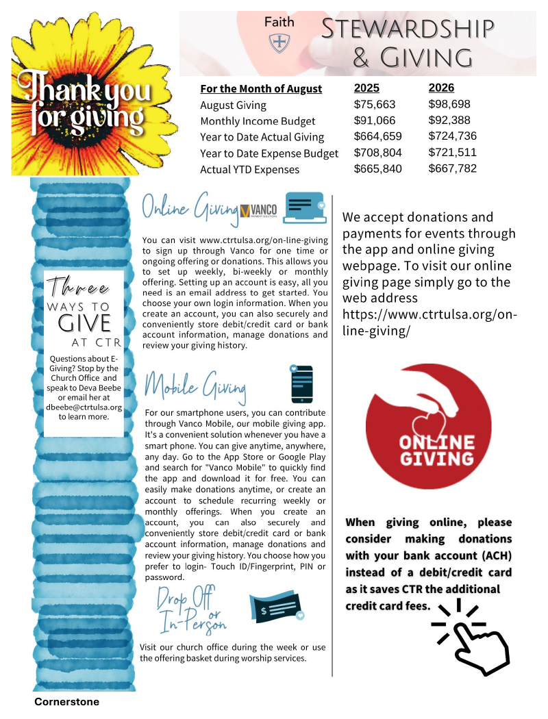 Christ the Redeemer October 2026 newsletter, page 18