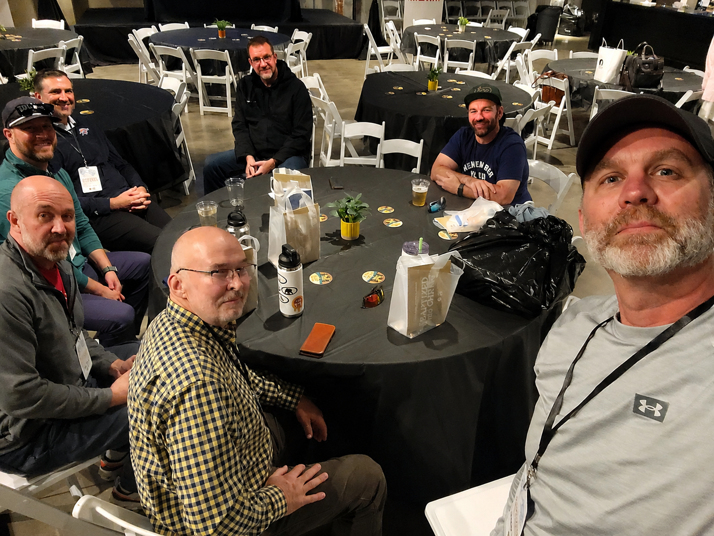 CTR men around a table at the 1517 Conference