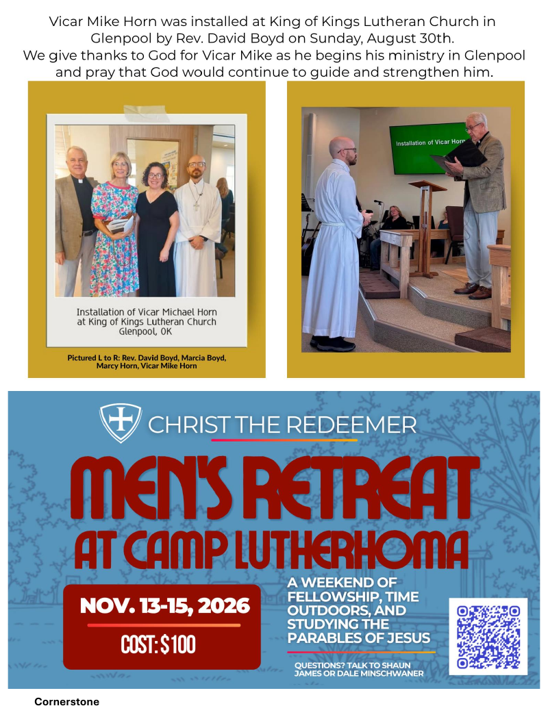 Christ the Redeemer October 2026 newsletter, page 22